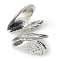 Silver Mussel Eaters - boxed set of 2