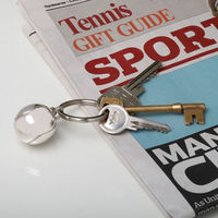 Silver Tennis Ball Keyring in Presentation Box by Culinary Concepts