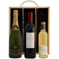 Three Steps To Heaven - Champagne,  Red & White Wine Gift Set