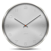 Leff Amsterdam Embossed Arabic Dial Wall Clock