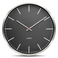 Leff Amsterdam One Wall Clock Black Index