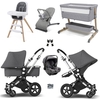 Bugaboo Cameleon 3 Plus Complete Premium Travel System & Bundle,  Aluminium & Grey Melange