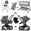 Bugaboo Cameleon 3 Plus Complete Premium Travel System & Bundle,  Black & Grey Melange