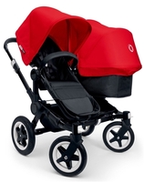 Bugaboo Donkey Duo Black Chassis + Tailored Set