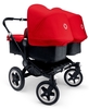 Bugaboo Donkey Twin Black Chassis + Tailored Set