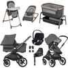 Bugaboo Fox 3 Complete Luxury Travel System & Nursery Bundle,  Graphite + Grey Melange
