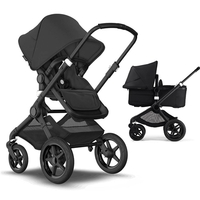 Bugaboo Fox 3 Complete Pushchair,  Black + Midnight Black