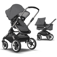 Bugaboo Fox 3 Complete Pushchair,  Graphite + Grey Melange