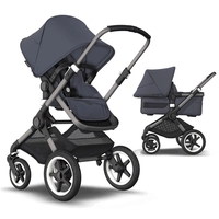 Bugaboo Fox 3 Complete Pushchair,  Graphite + Stormy Blue