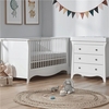 CuddleCo Clara 2 Piece Nursery Furniture Set,  White