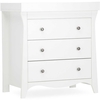 CuddleCo Clara 3 Drawer Dresser & Changer,  White