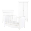 CuddleCo Clara 3 Piece Nursery Furniture Set,  White