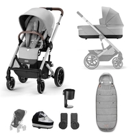 Cybex Balios S Lux 8 Piece Bundle,  Lava Grey