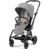 Cybex Eezy S Twist+2 Black Pushchair,  Lava Grey