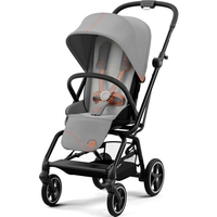 Cybex Eezy S Twist+2 Black Pushchair,  Lava Grey