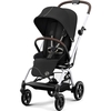 Cybex Eezy S Twist+2 Silver Pushchair,  Moon Black