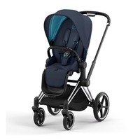 Cybex Priam Complete Pushchair Nautical Blue - Chrome Black Chassis