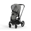 Cybex Priam Complete Pushchair Soho Grey - Matt Black Chassis