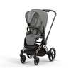 Cybex Priam Complete Pushchair Soho Grey - Rose Gold Chassis