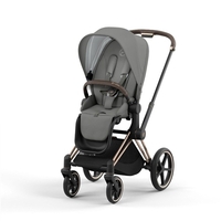 Cybex Priam Complete Pushchair Soho Grey - Rose Gold Chassis