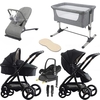 egg Egg 2 Essential iSize Travel System & Starter Nursery Bundle,  Special Edition Black Geo