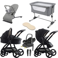 egg Egg 2 Essential iSize Travel System & Starter Nursery Bundle,  Special Edition Black Geo