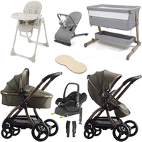 Egg Egg 2 Premium iSize Travel System & Starter Nursery Bundle,  Hunter Green