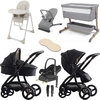 egg Egg 2 Premium iSize Travel System & Starter Nursery Bundle,  Special Edition Black Geo