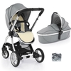 egg Egg 2 Stroller + Carrycot Complete Pram Set,  Monument Grey