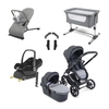 iCandy Peach 7 Essential iSize Travel System & Starter Nursery Bundle including Isofix Base,  Truffle Phantom