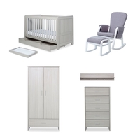 Ickle Bubba Pembrey 9 Piece Furniture Bundle incl. Deluxe Mattress