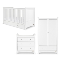 Ickle Bubba Snowdon Classic 3 Piece Furniture Set and Finest Mattress