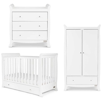 Ickle Bubba Snowdon Classic 3 Piece Furniture Set,  White