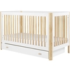 Ickle Bubba Tenby Classic Cot Bed with Under Drawer,  Scandi White