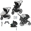 Ickle Bubba Venus Max Jogger Travel System with Stratus i-Size Car Seat & ISOFIX Base