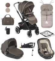 Jane Crosslight + Matrix 10 Piece Travel System Bundle,  Oak Milk