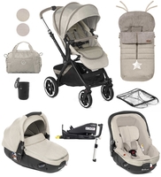 Jane Crosslight + Matrix 10 Piece Travel System Bundle,  Sand