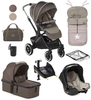 Jane Crosslight + Micro Pro + Koos iSize R1 - 10 Piece Travel System Bundle,  Oak Milk