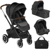 Jane Crosslight + Micro Pro + Koos iSize R1 Travel System,  Cold Black