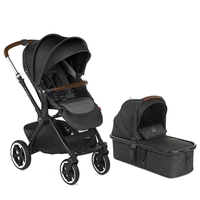 Jane Crosslight + Micro Pro Pram,  Cold Black