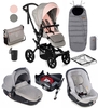 Jane Crosswalk R + Matrix 10 Piece Travel System Bundle,  Powder