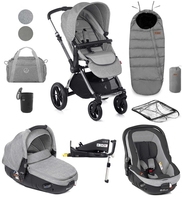 Jane Kawai + Matrix 10 Piece Travel System Bundle,  Dim Grey