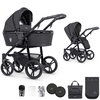 Venicci Shadow 2.0 Pram,  Charcoal
