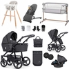 Venicci Shadow 2.0 Premium Travel & Nursery Bundle,  Charcoal
