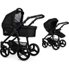 Venicci Soft Edition Black Chassis Pram,  Black