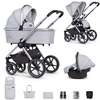 Venicci Tinum 2.0 (3 in 1) Travel System - Silver Chrome Chassis