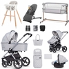 Venicci Tinum 2.0 Premium Travel & Nursery Bundle,  City Grey