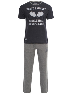 Tokyo Laundry Cohen blue and
grey lounge set - S