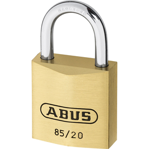 Abus 20mm 85 Series Classic Brass Padlock