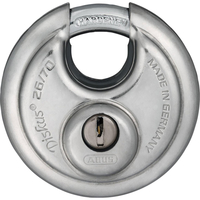 Abus 26 Series Diskus Stainless Steel Bodied Padlock Keyed Alike 70mm Standard EE0036